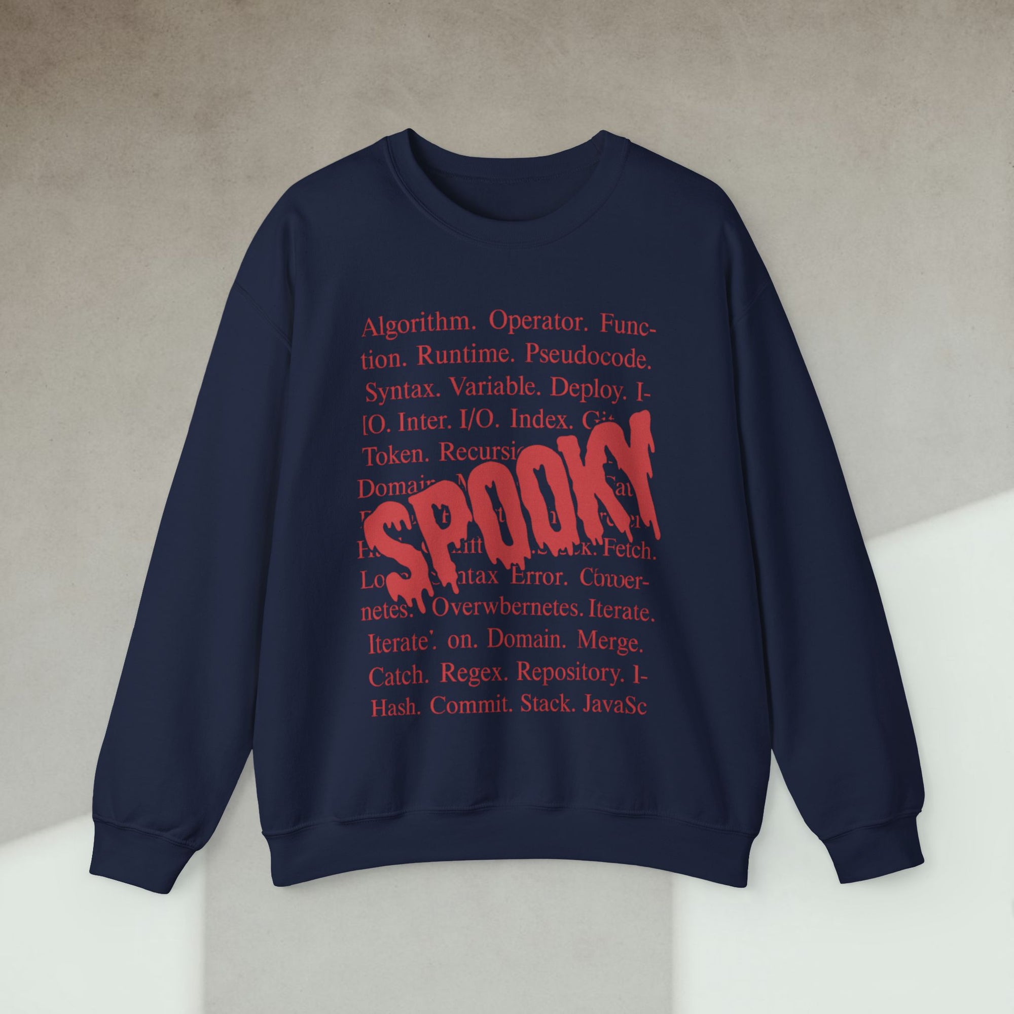 spooky code sweatshirt