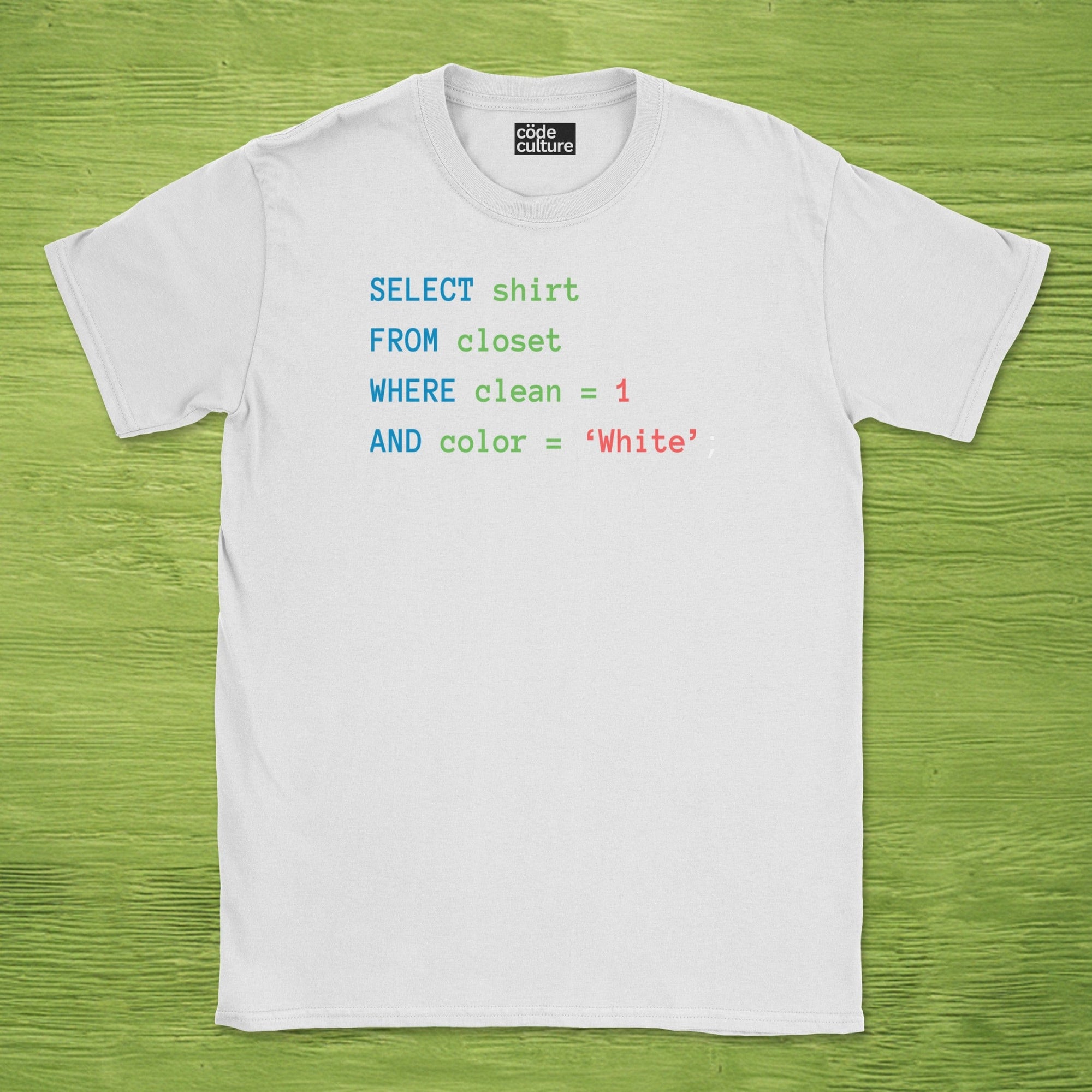 Querying my white shirt