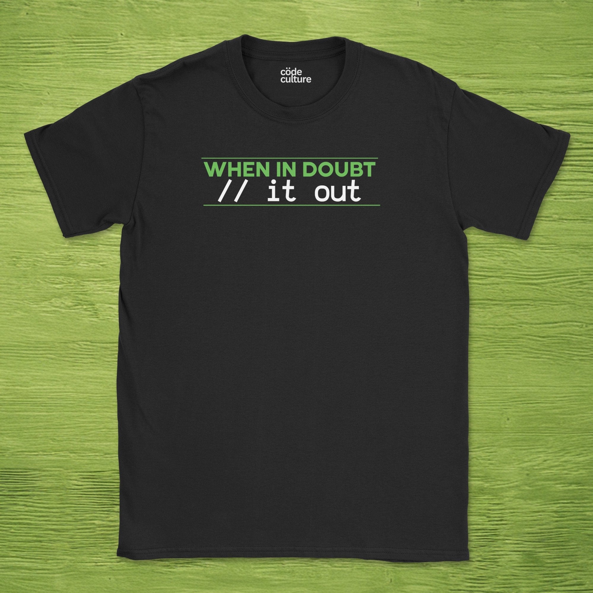 comment it out shirt