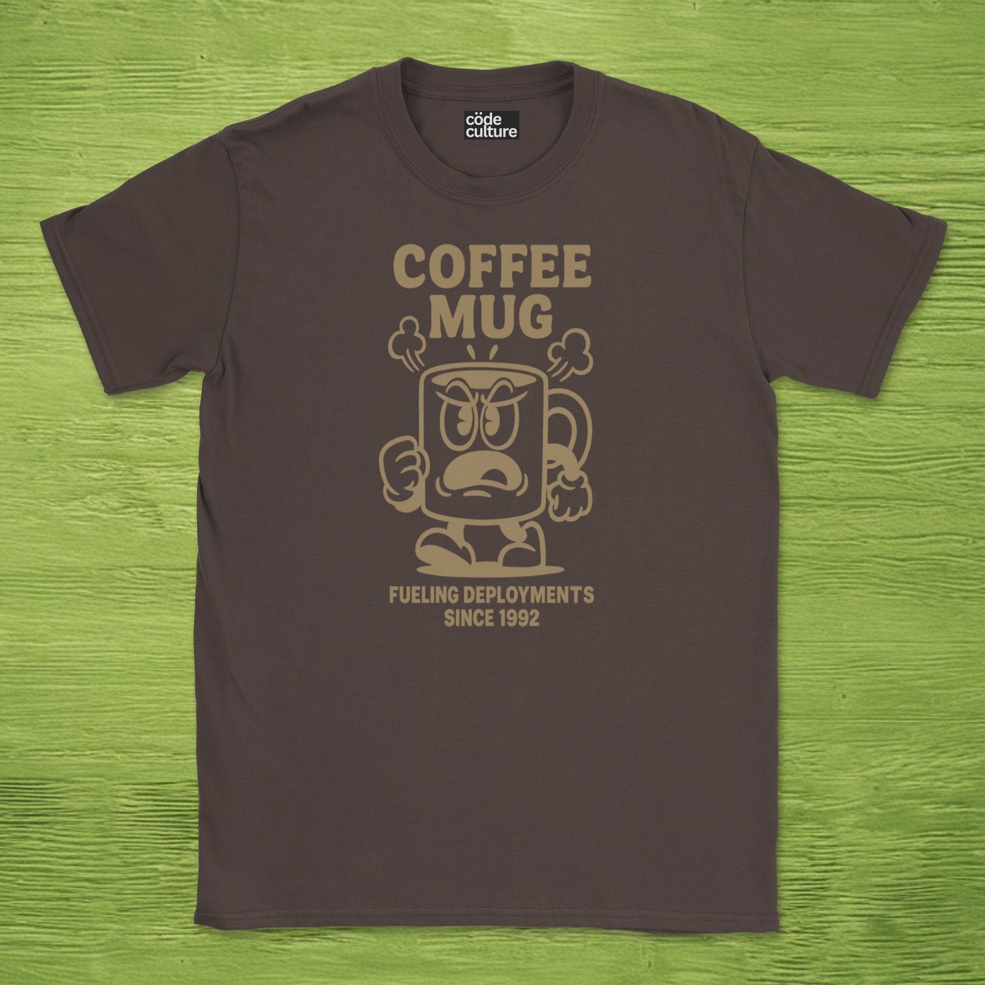 coffee mug fueling deployments since 1992 shirt