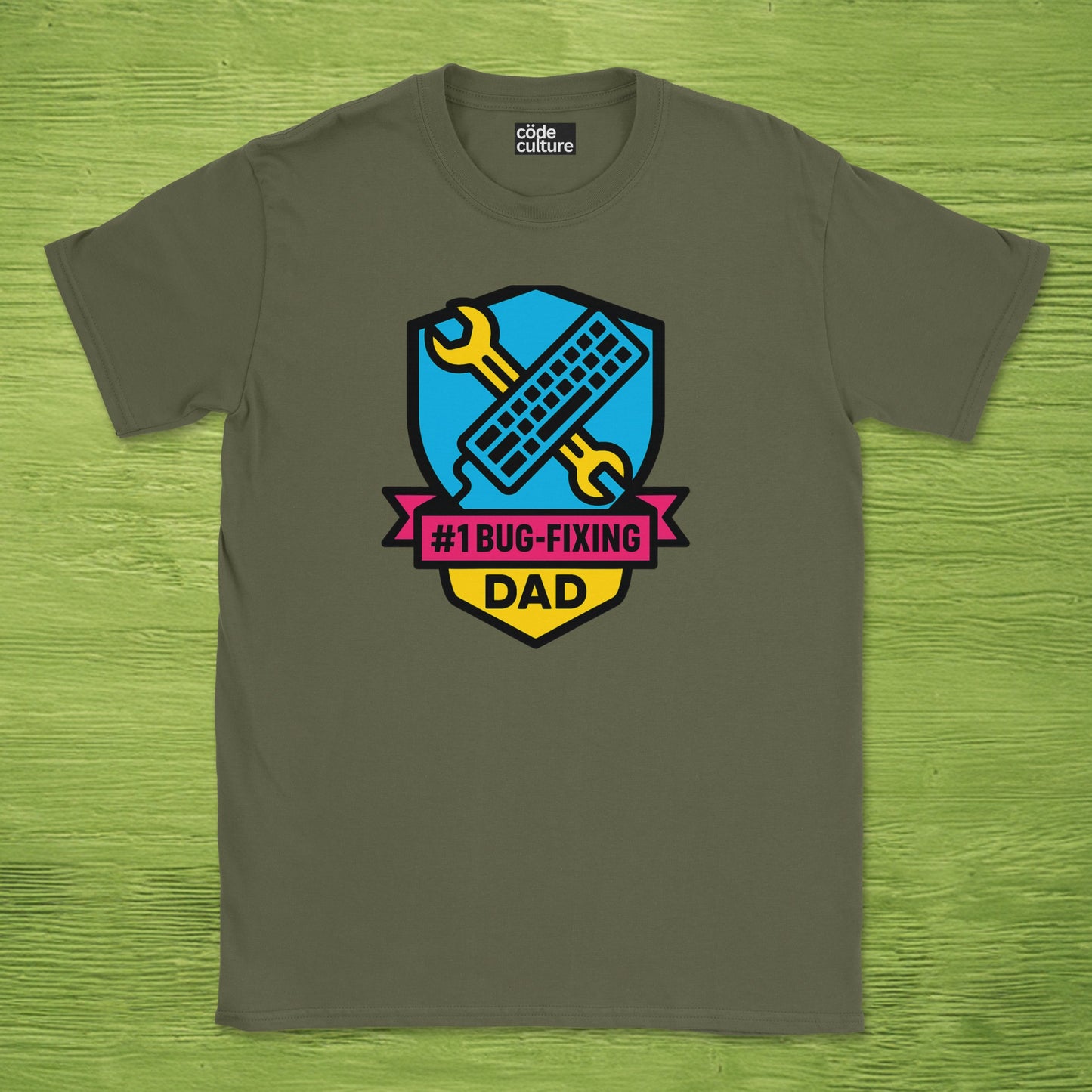 #1 big fixing dad shirt