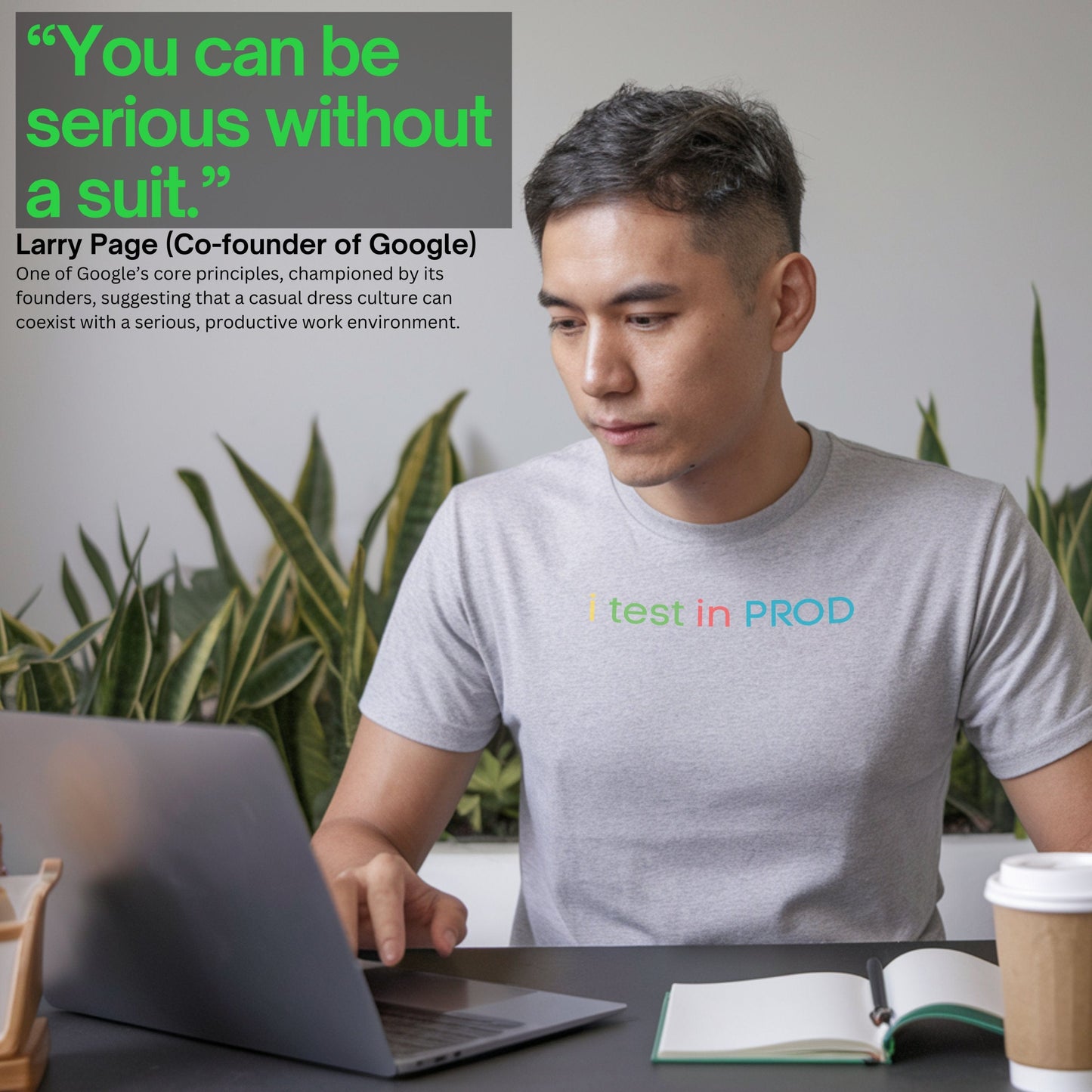 i test in PROD shirt