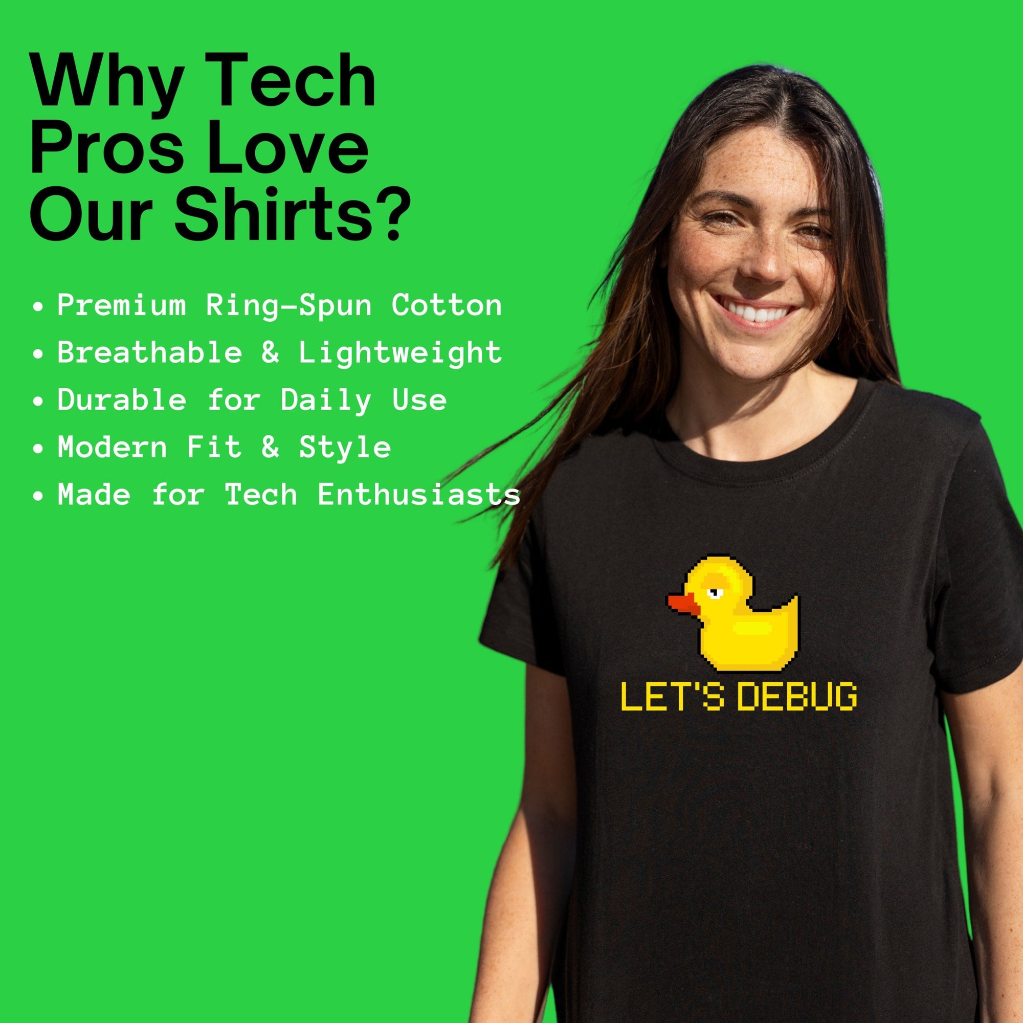 let's debug duck shirt