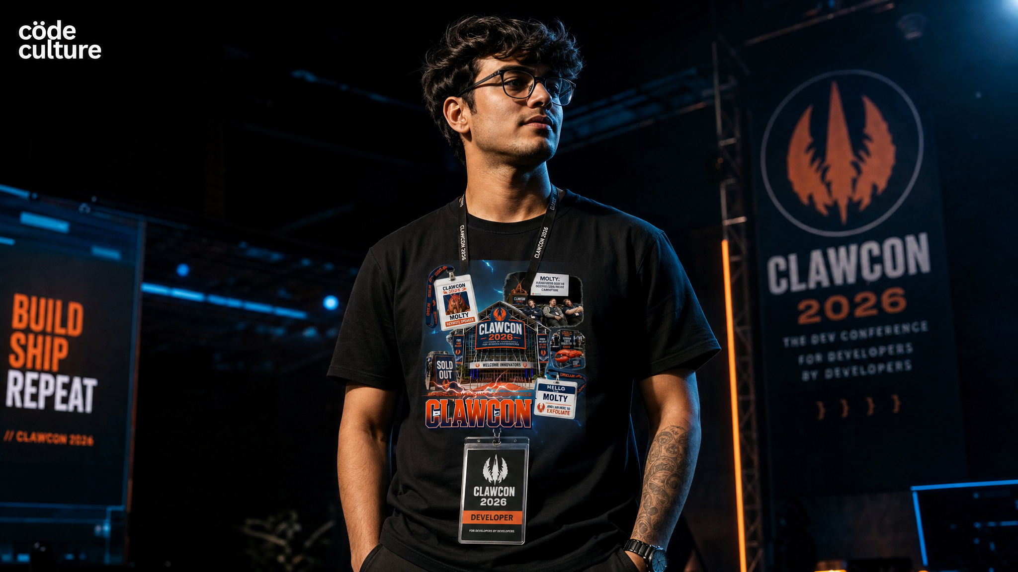 Meet OpenClaw: CodeCulture's Developer Mascot and the Shirts He Wears
