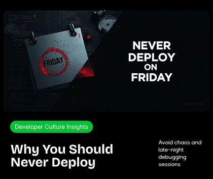 Never deploy on Friday