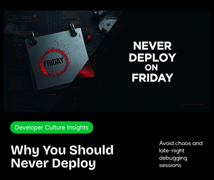 Never deploy on Friday