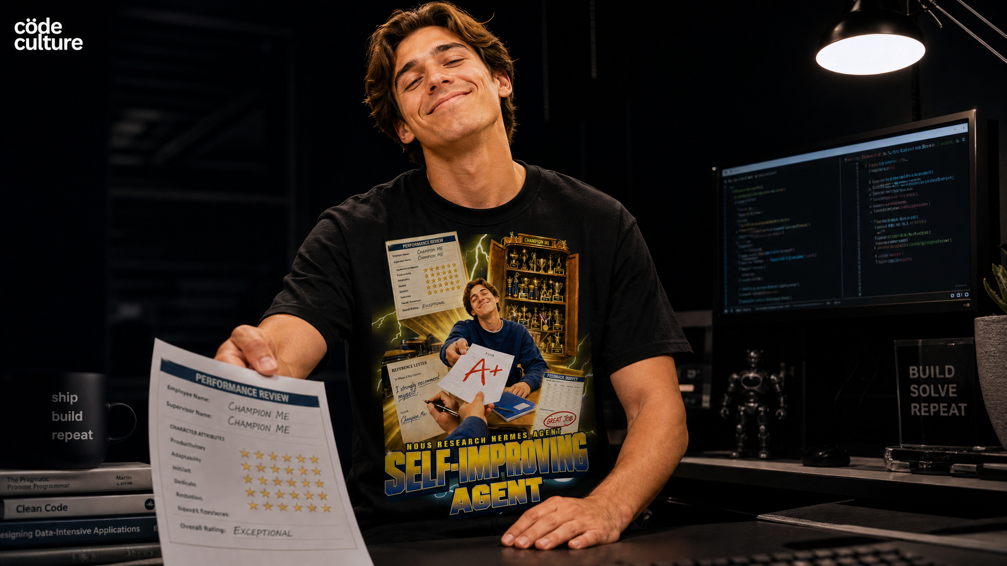 Hermes: CodeCulture's Developer Character (And the Collection Behind Him)