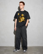 Debug Duck Midnight Premium Shirt — Black Model Full Body