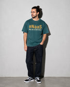 NaaS No As A Service Premium Shirt — Blue Spruce Model Full Body