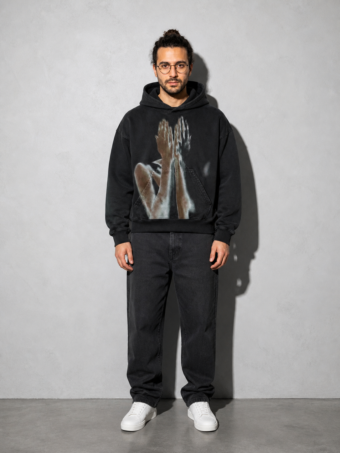 Code Culture catalog | casual-letter-explosion-print-hoodie-men-harajuku-vintage | tmw49313 | full body
