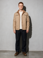 Code Culture catalog | workwear-casual-jacket-mens-coat | color-khaki2 | full body