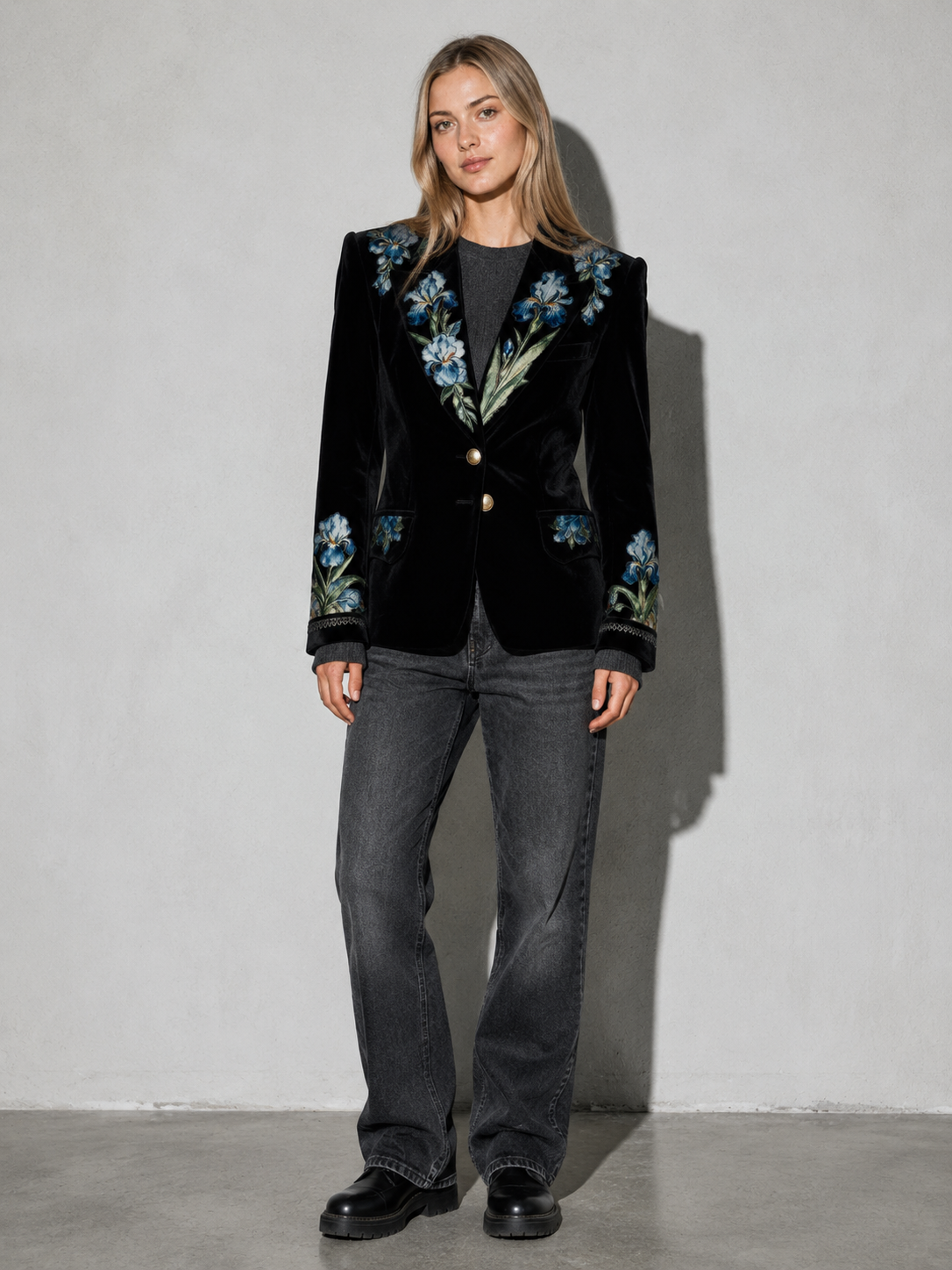 Code Culture catalog | elegant-retro-style-womens-suit-jacket | color-7style | full body