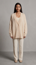 Code Culture catalog | gentle-wind-sweater-cardigan | apricot | full body