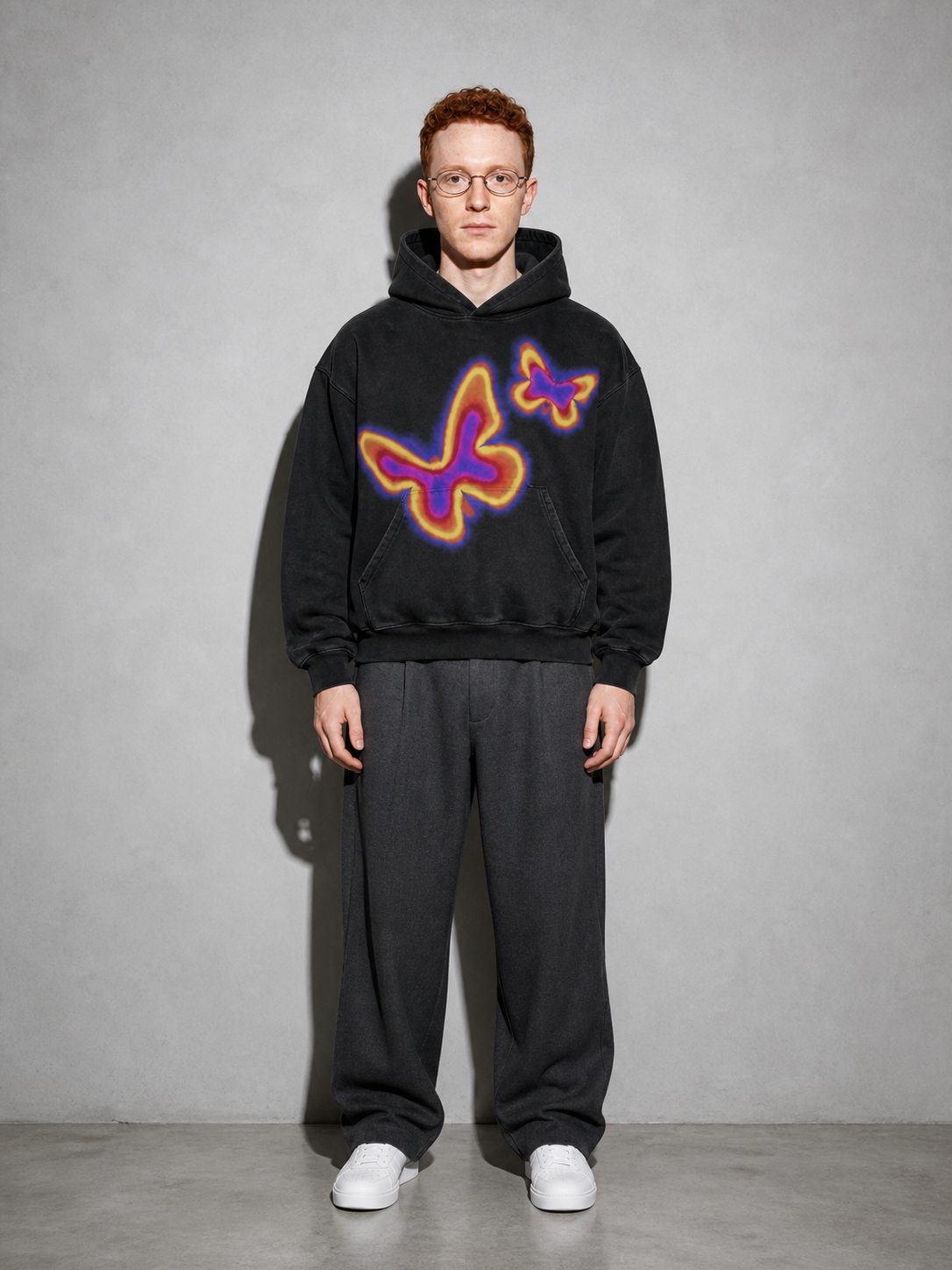 Code Culture catalog | casual-letter-explosion-print-hoodie-men-harajuku-vintage | tmw49316 | full body
