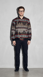 Code Culture catalog | cardigan-and-woolen-jacket | khaki | full body