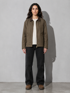 Code Culture catalog | american-workwear-retro-lapel-jacket | color-brown | full body