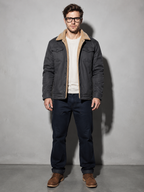 Code Culture catalog | workwear-casual-jacket-mens-coat | color-dark-grey | full body
