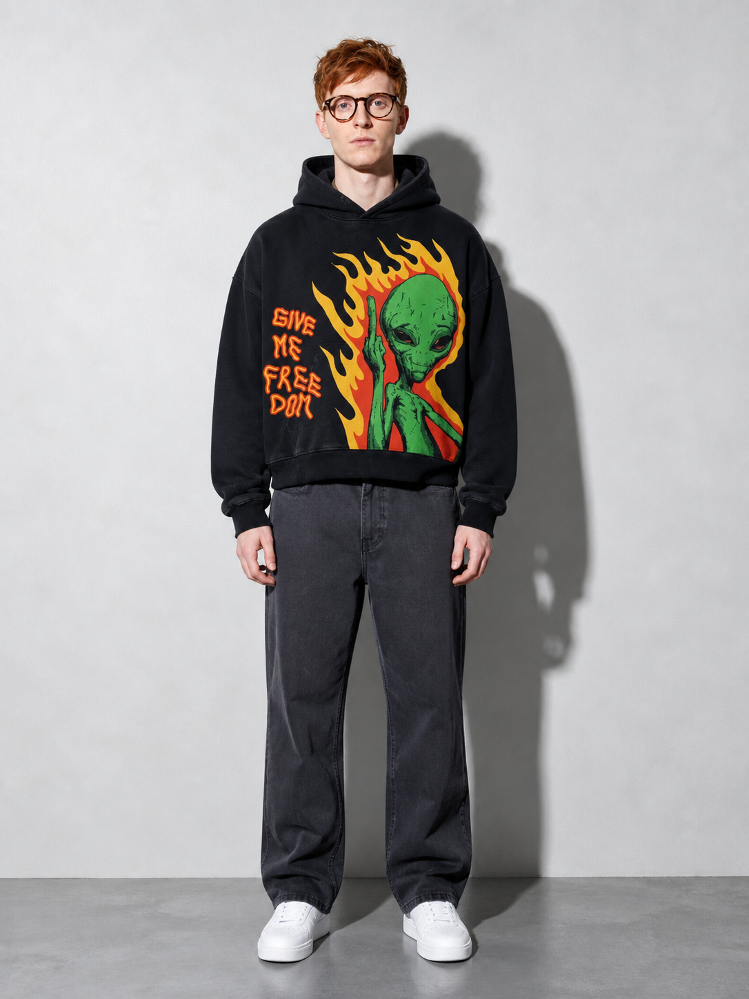 Code Culture catalog | casual-letter-explosion-print-hoodie-men-harajuku-vintage | tmw4938 | full body