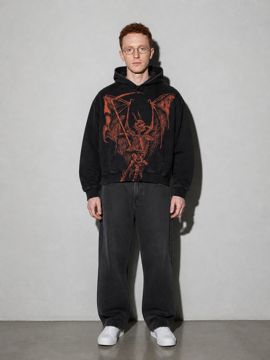 Code Culture catalog | casual-letter-explosion-print-hoodie-men-harajuku-vintage | tmw49312 | full body