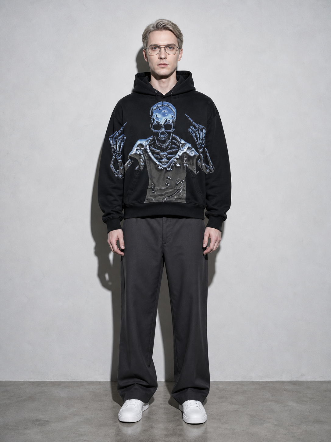 Code Culture catalog | casual-letter-explosion-print-hoodie-men-harajuku-vintage | tmw49315 | full body