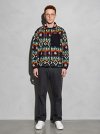 Code Culture catalog | mens-fleece-lined-outdoor-liner-polar-fleece-warm-jacket | indian-purple | full body