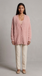 Code Culture catalog | gentle-wind-sweater-cardigan | pink | full body