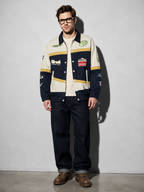 Code Culture catalog | mens-autumn-loose-fitting-street-style-casual-couplewear | color-khaki | full body