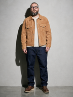 Code Culture catalog | retro-vintage-workwear-casual-jacket | color-camel-color | full body