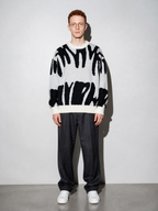 Code Culture catalog | mens-round-neck-sweater-sweater | white | full body