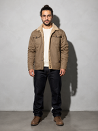 Code Culture catalog | workwear-casual-jacket-mens-coat | color-camel | full body
