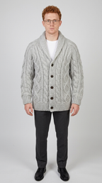 Code Culture catalog | button-rope-cardigan | grey | full body