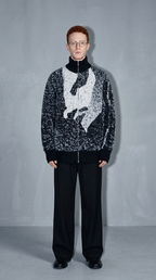 Code Culture catalog | sweater-sweater-loose-and-idle-plush-coat | black | full body