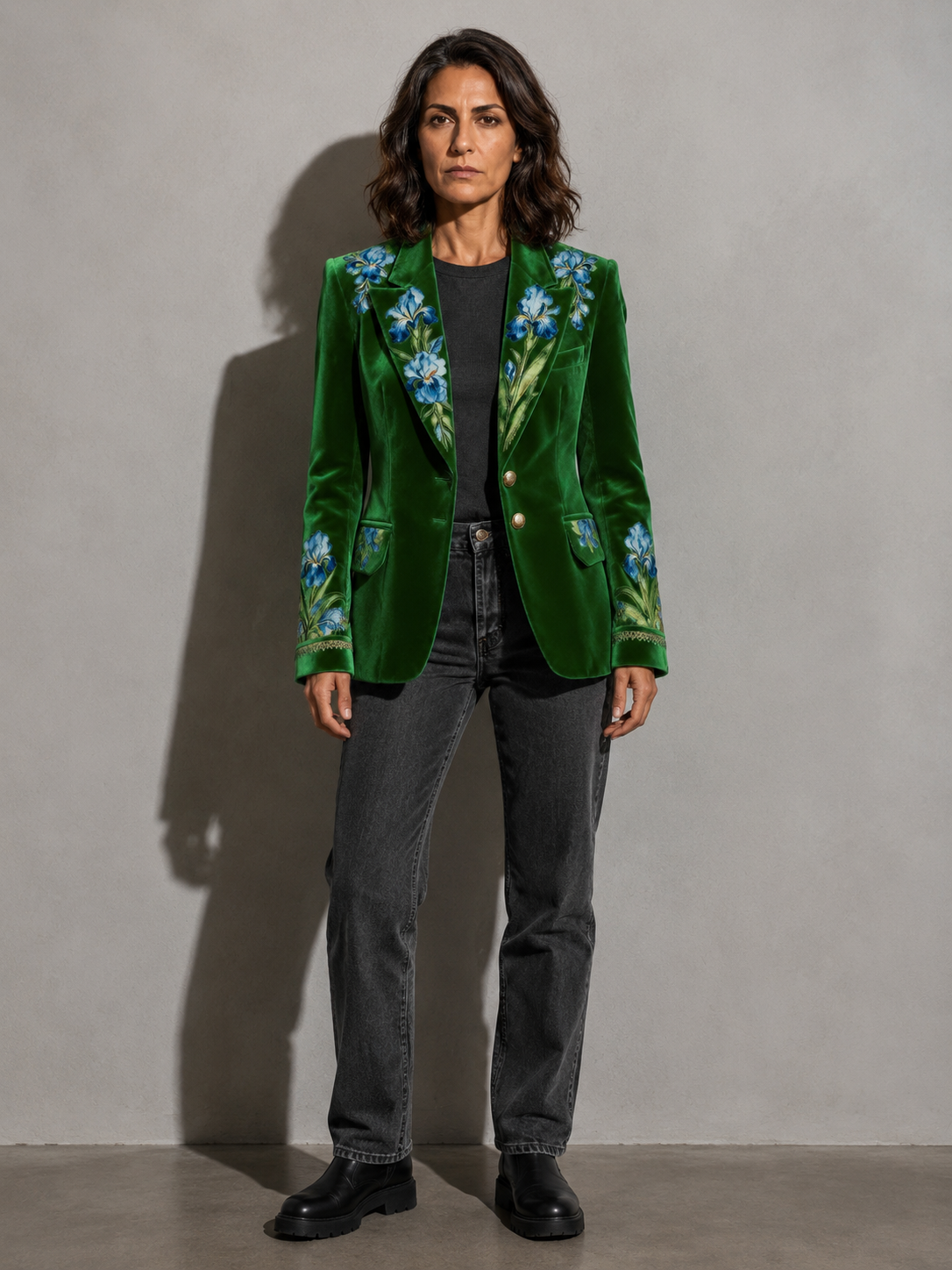 Code Culture catalog | elegant-retro-style-womens-suit-jacket | color-6style | full body