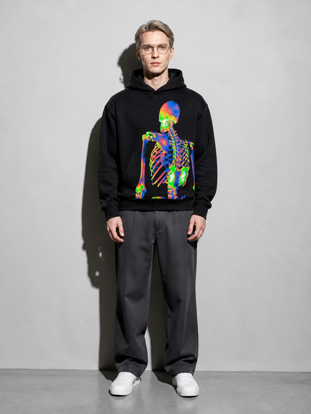 Code Culture catalog | casual-letter-explosion-print-hoodie-men-harajuku-vintage | tmw49311 | full body