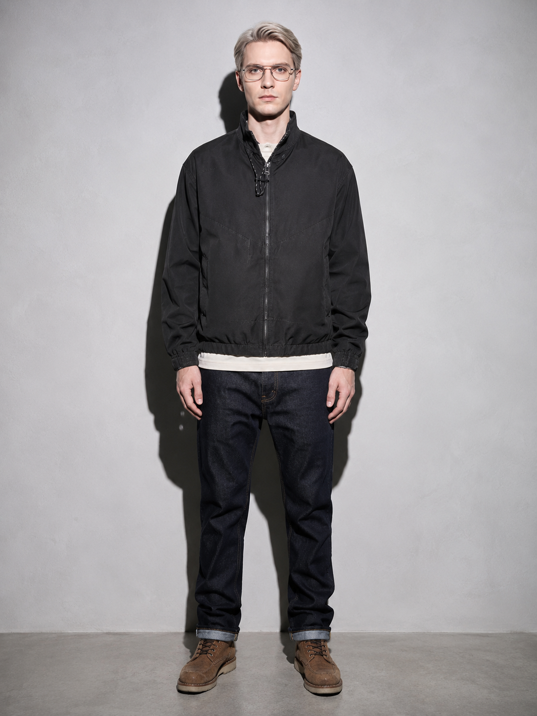Code Culture catalog | outdoor-shell-jacket-commuting-functional-workwear | color-a003-black | full body