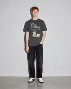 vibe coding Premium Shirt — Pepper Model Full Body