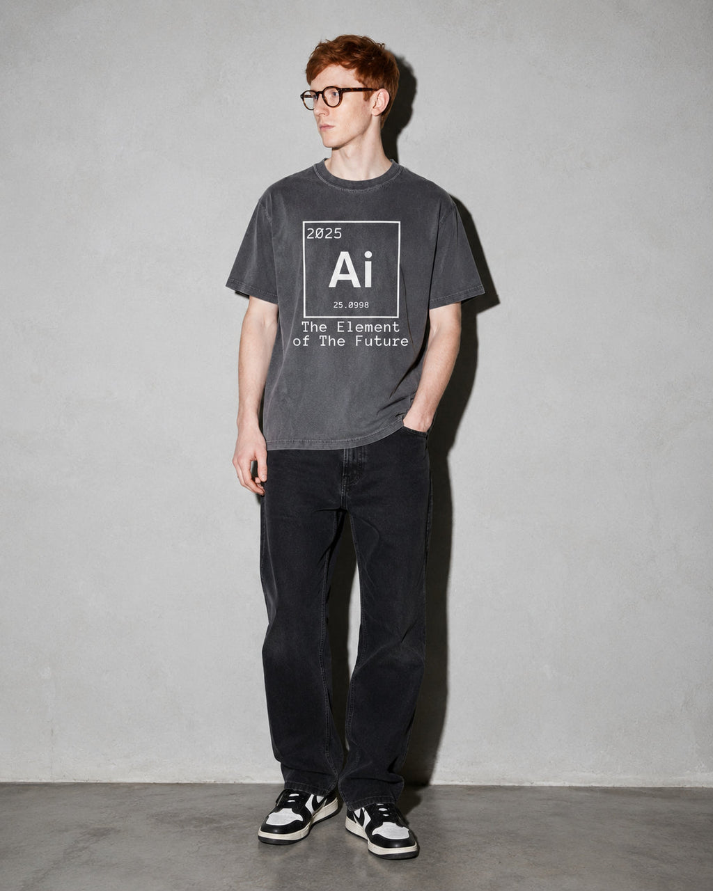 the element of the future Premium Shirt — Pepper Model Full Body