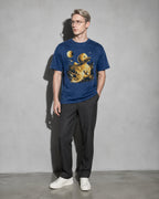 Debug Duck Midnight Premium Shirt — True Navy Model Full Body