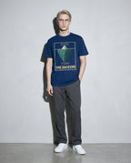 the backend iceberg Premium Shirt — True Navy Model Full Body