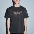 friday deploys = team building Premium Shirt — Black Model Zoom Hero