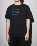 Querying my black Premium Shirt — Black Model Zoom Hero