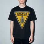 department of technical debt Premium Shirt — Black Model Zoom Hero