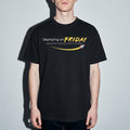 chaos builds character Premium Shirt — Black Model Zoom Hero