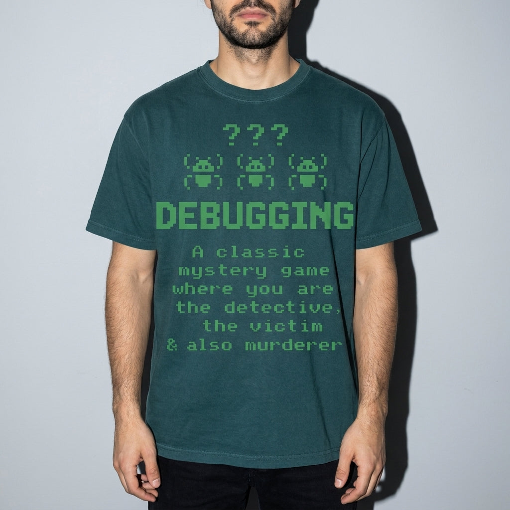 debugging definition Premium Shirt — Blue Spruce Model Zoom Hero