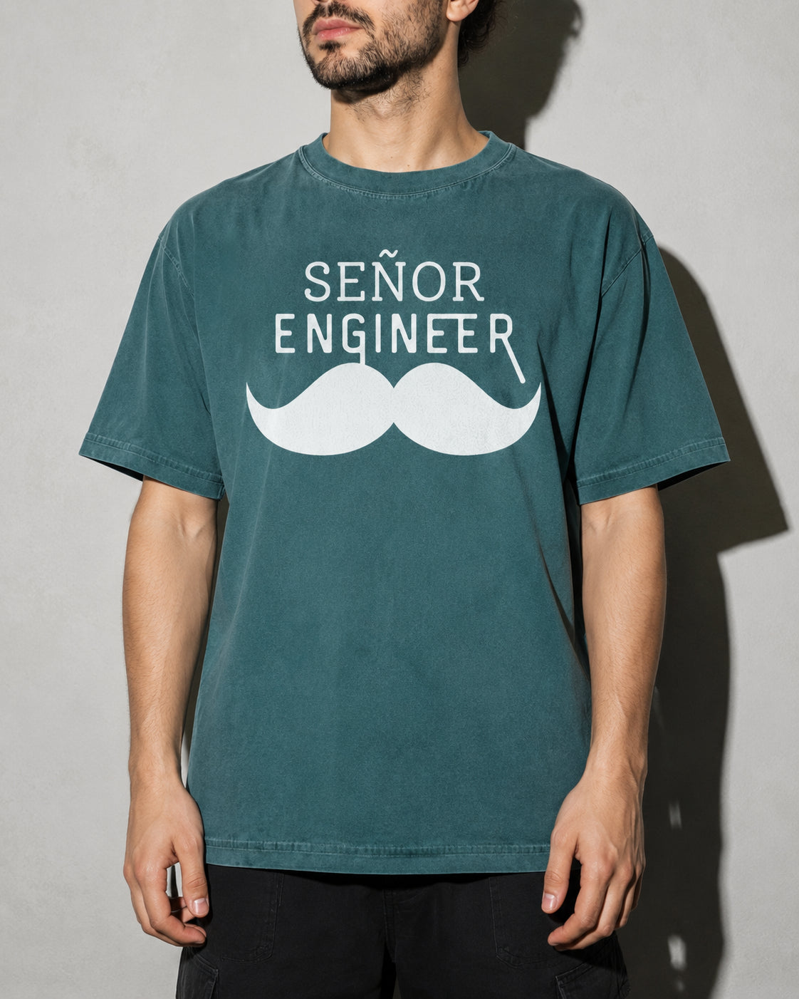 Senyor Engineer Premium Shirt — Blue Spruce Model Zoom Hero