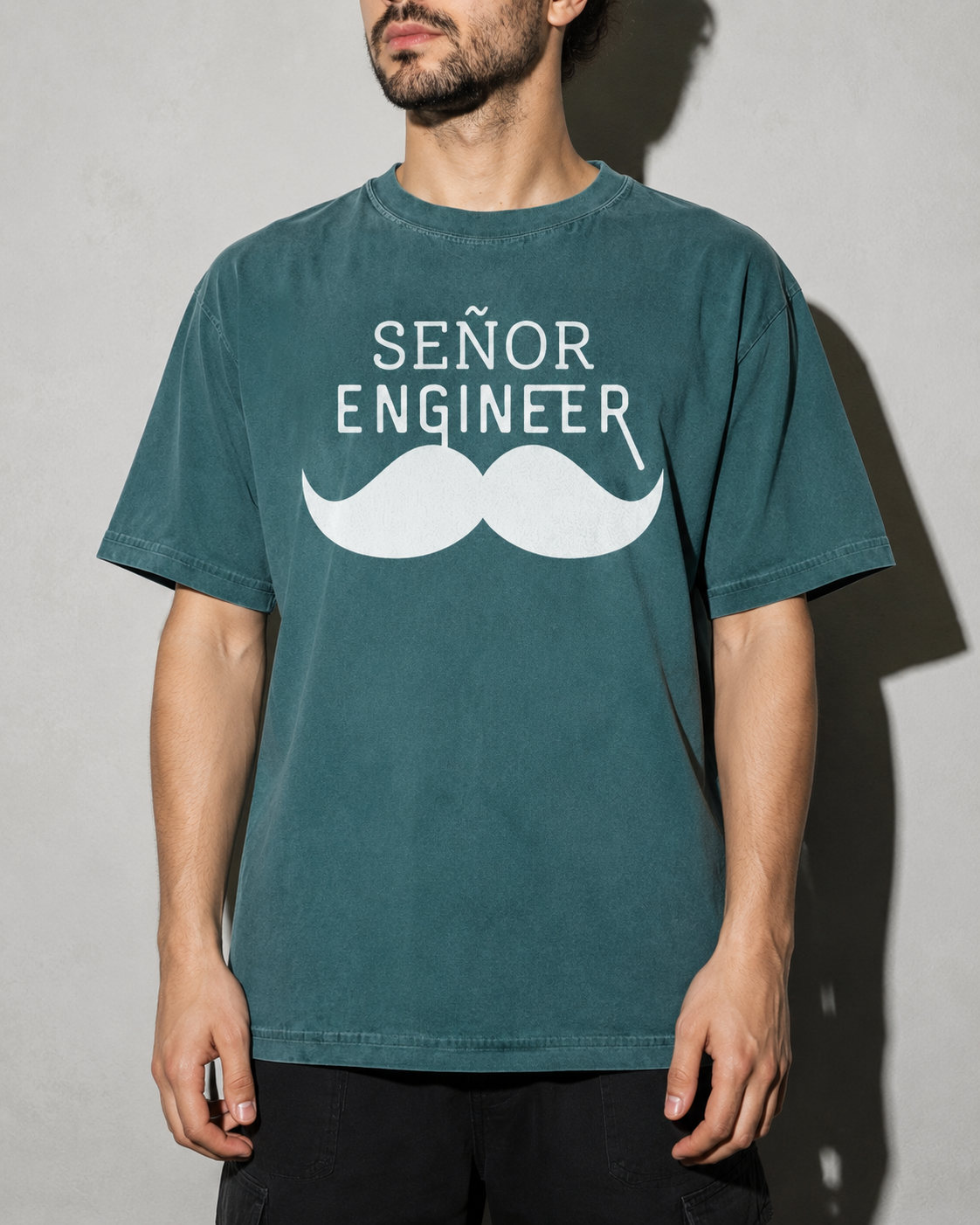 Senyor Engineer Premium Shirt — Blue Spruce Model Zoom Hero