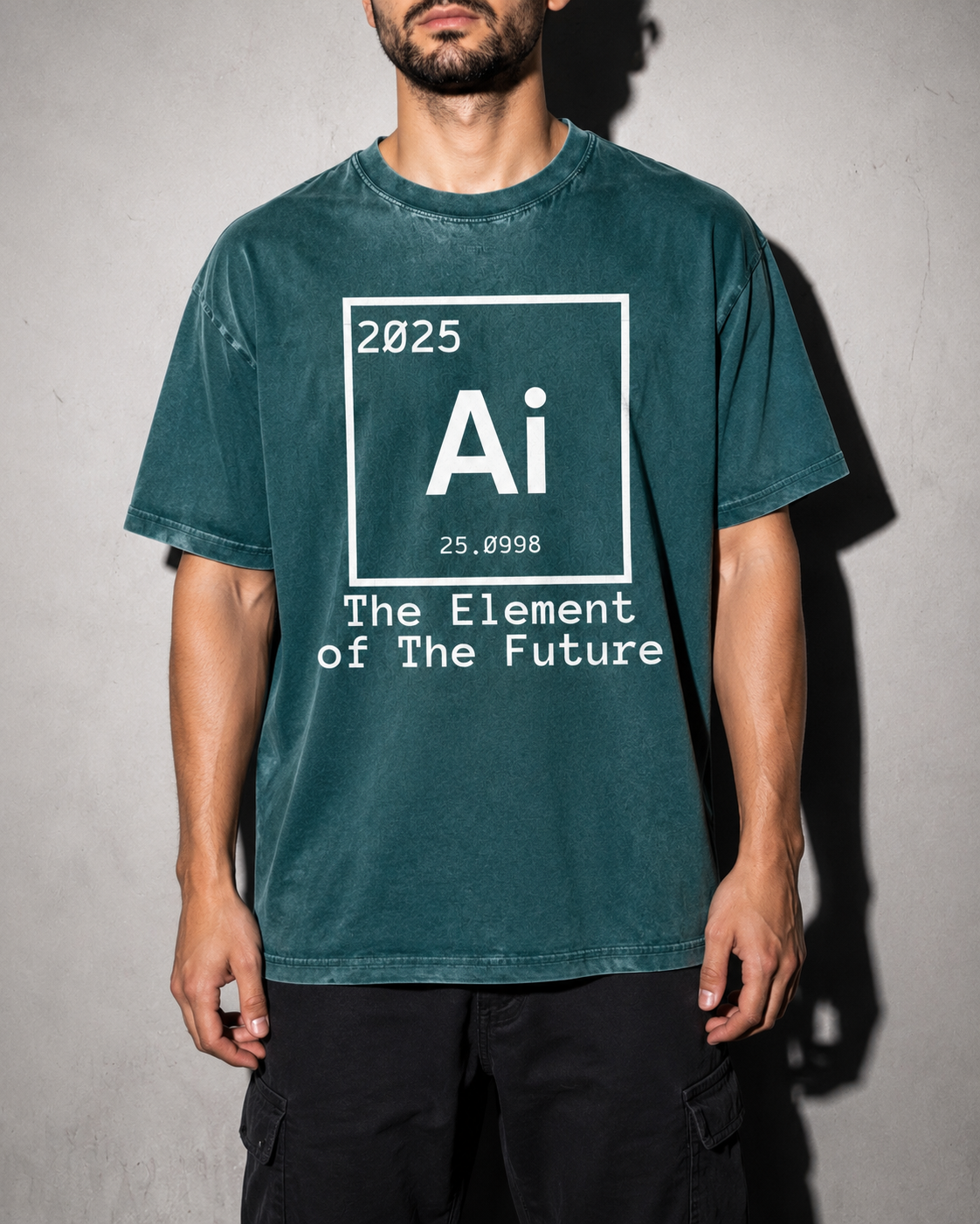 the element of the future Premium Shirt — Blue Spruce Model Zoom Hero