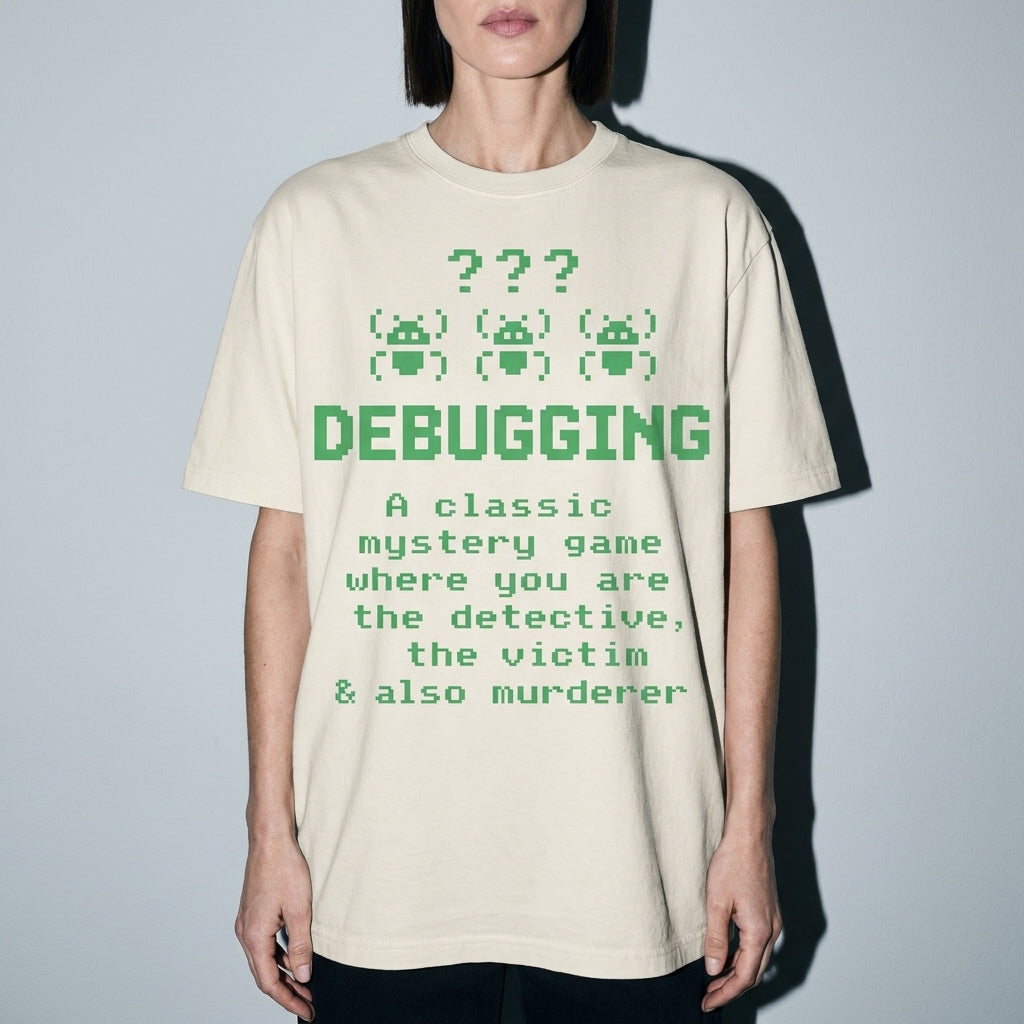 debugging definition Premium Shirt — Ivory Model Zoom Hero