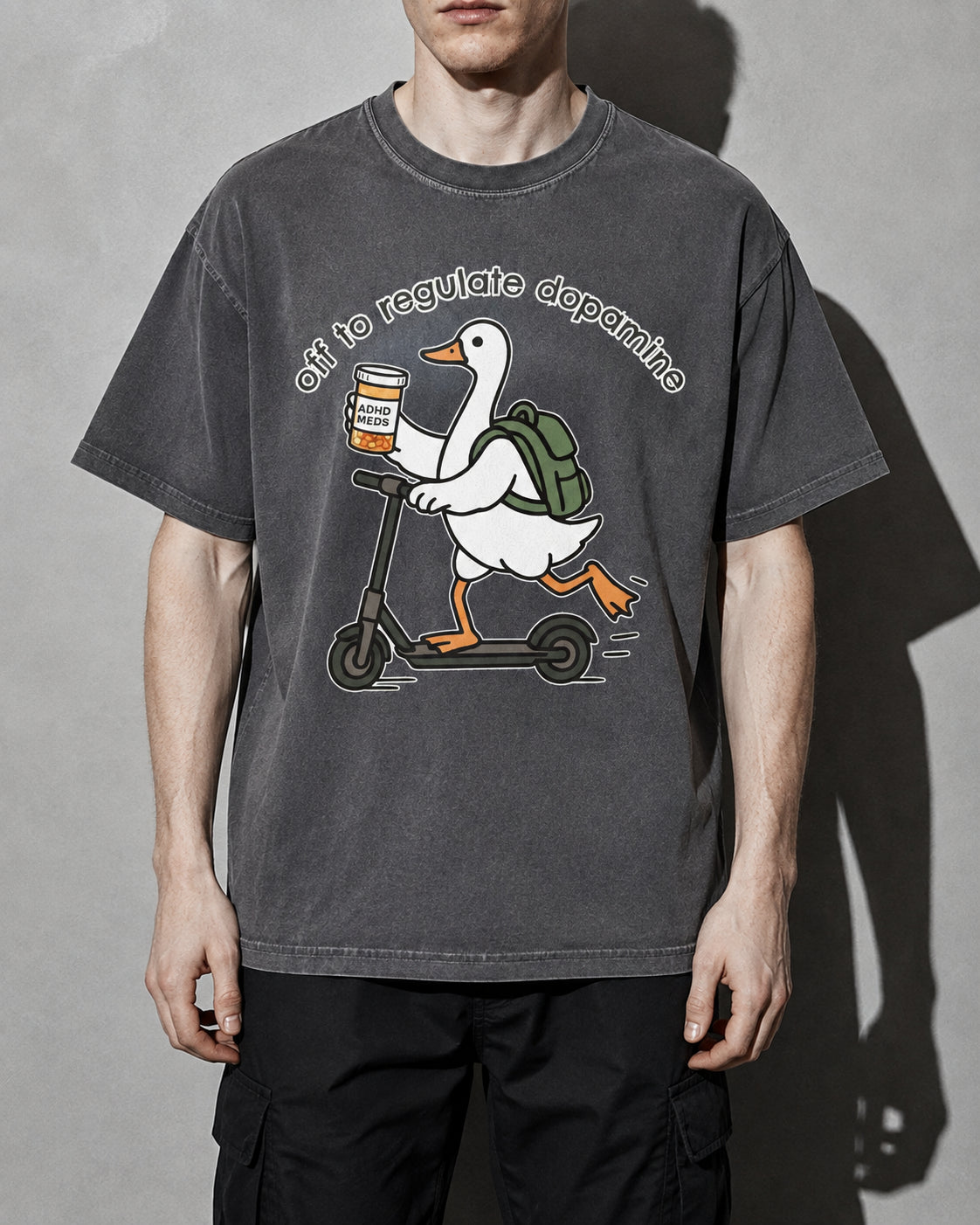 Off To Regulate Dopamine Premium Shirt — Pepper Model Zoom Hero