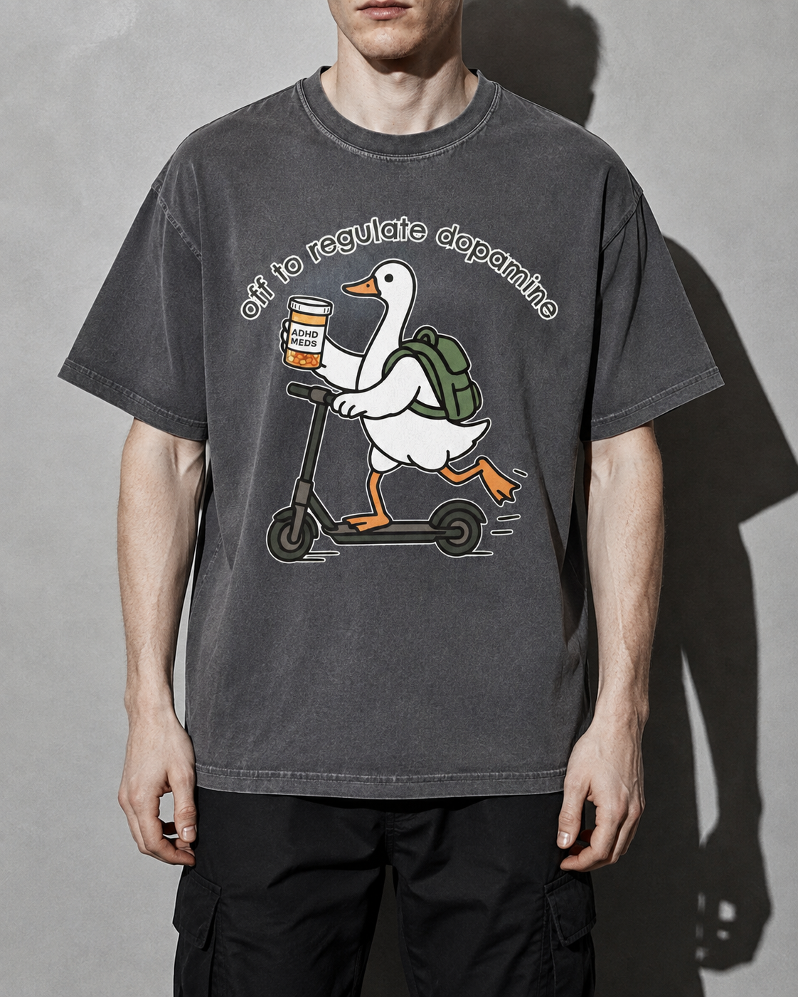 Off To Regulate Dopamine Premium Shirt — Pepper Model Zoom Hero